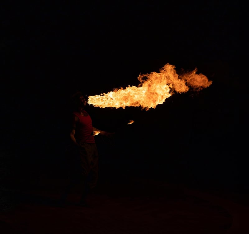 Fire-breathing foliage